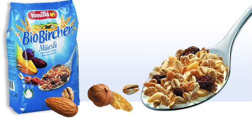 Bio-Familia Swiss Bircher muesli logo