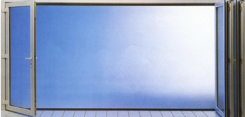 EuroLine Folding Door, fully opened.