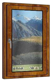 EuroLine GoldenLine Tilt and Turn Window, closed