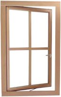 HH Windows and Doors, outswing casement window