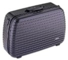 Rimowa black aluminum suitcase
